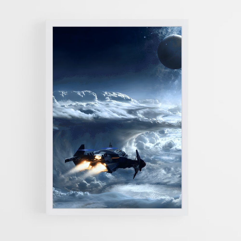 Poster Station Céleste – affiche Star Citizen (vue 3)